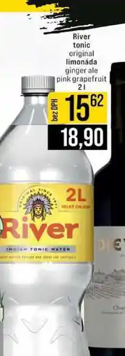 Jip River tonic original limonáda ginger ale pink grapefruit 2l nabídka