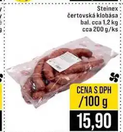 Jip Steinex čertovská klobása bal. cca 1,2 kg cca 200 g 100g nabídka