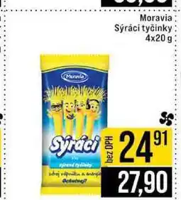 Jip Moravia Sýráci tyčinky 4x20 g nabídka