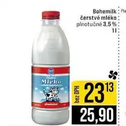 Jip Bohemilk čerstvé mléko plnotučné 3,5% 1l nabídka