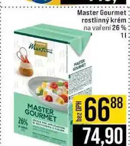 Jip Master Gourmet rostlinný krém na vařeni 26% 1l nabídka