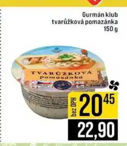 Jip Gurmán klub tvarůžková pomazánka 150 g nabídka