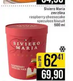 Jip Siviero Maria zmrzlina raspberry cheesecake speculoos biscuit 500 ml nabídka
