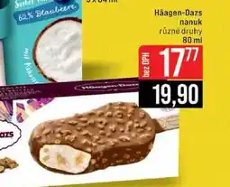 Jip Häagen-Dazs nanuk různé druhy 80 ml nabídka