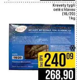Jip Krevety tygří celé s hlavou (16/20) 1kg nabídka