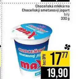 Jip Choceňská mlékárna Choceňský smetanový jogurt bilý 330 g nabídka