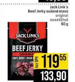 Jip Jack Link's Beef Jerky sušené maso original sweet&hot 60 g nabídka