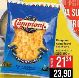 Jip Campioni semolinové těstoviny různé druhy 250-500 g nabídka