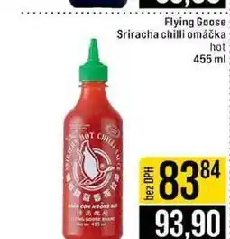 Jip Flying Goose Sriracha chilli omáčka hot 455 ml nabídka