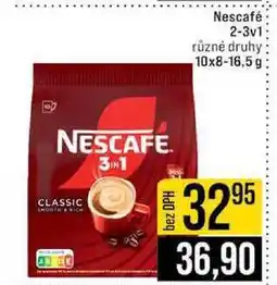 Jip Nescafé 2-3v1 různé druhy 10x8-16,5g nabídka