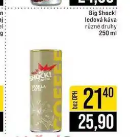 Jip Big Shock! ledová káva různé druhy 250 ml nabídka