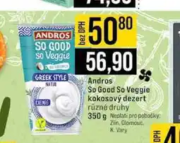 Jip Andros So Good So Veggie kokosový dezert různé druhy 350 g nabídka