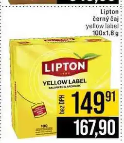 Jip Lipton černý čaj yellow label 100x1,8g nabídka