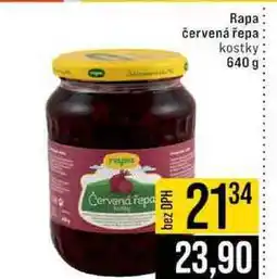 Jip Rapa červená řepa kostky 640 g nabídka