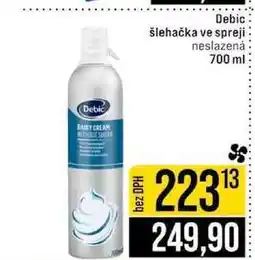 Jip Debic šlehačka ve spreji neslazená 700 ml nabídka