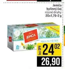 Jip Jemča bylinný čaj různé druhy 20x1,75-2 g nabídka