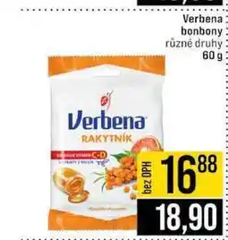 Jip Verbena bonbony rūzné druhy 60 g nabídka