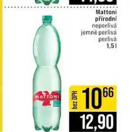 Jip Mattoni přírodní neperlivȧ jemně perlivá perlivá 1,5l nabídka