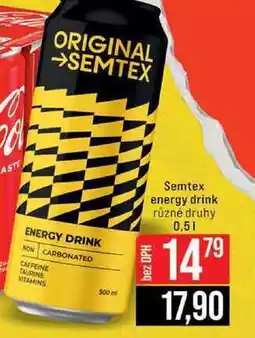Jip Semtex energy drink různé druhy 0,5l nabídka