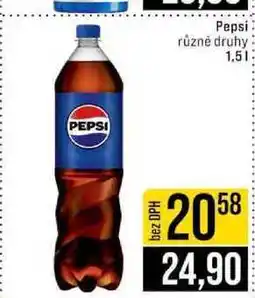 Jip Pepsi různé druhy 1,5l nabídka