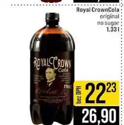 Jip Royal CrownCola original no sugar 1,33l nabídka
