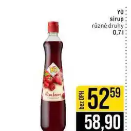 Jip YO sirup různé druhy 0,7l nabídka