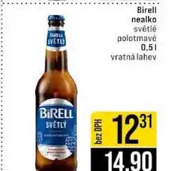 Jip Birell nealko světlé polotmavé 0,5l nabídka