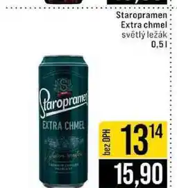 Jip Staropramen Extra chmel světlý ležák 0,5l nabídka