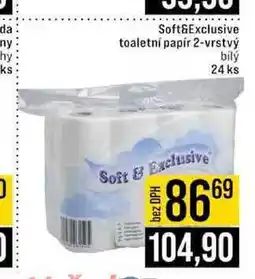 Jip Soft&Exclusive toaletní papír 2-vrstvý bílý 24 ks nabídka