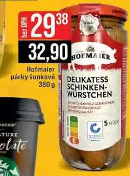 Jip Hofmaier párky šunkové 380 g nabídka