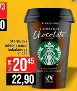 Jip Starbucks mléčný nápoj čokoládový 0,22l nabídka