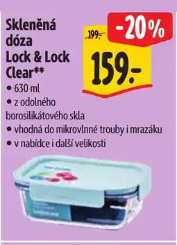 Albert Skleněná dóza Lock & Lock Clear nabídka