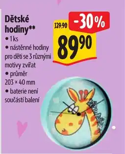 Albert Dětské hodiny nabídka