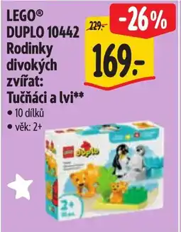 Albert LEGO® Duplo 10442 Rodinky divokých zvířat: Tučňáci a lvi nabídka