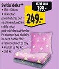 Albert Svítící deka nabídka