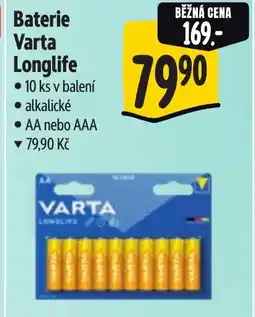 Albert Baterie Varta Longlife nabídka