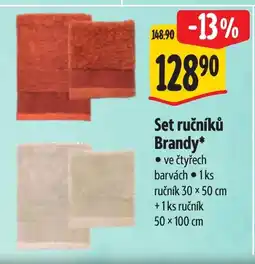 Albert Set ručníků Brandy nabídka