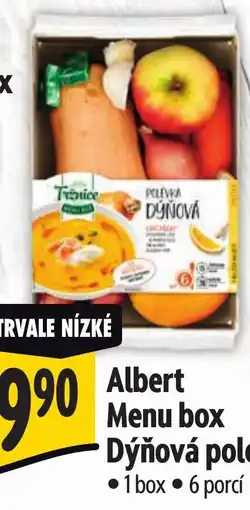 Albert Albert Menu box Dýňová polévka nabídka