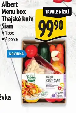 Albert Albert Menu box Thajské kuře Siam nabídka