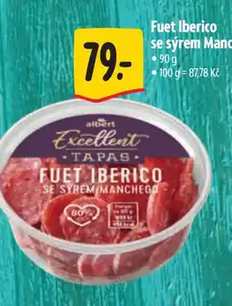Albert Fuet Iberico se sýrem Manchego nabídka