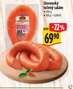 Albert Slovenský točený salám nabídka