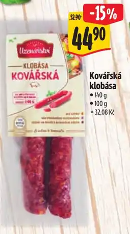 Albert Kovářská klobása nabídka
