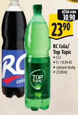 Albert RC Cola/ Top Topic nabídka