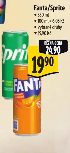 Albert Fanta/Sprite nabídka