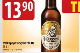 Bala Velkopopovický Kozel 10 nabídka