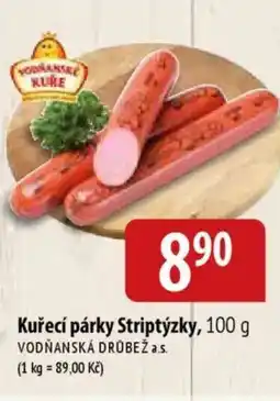 Bala Kuřecí párky Striptýzky nabídka