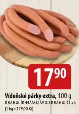 Bala Vídeňské párky extra nabídka