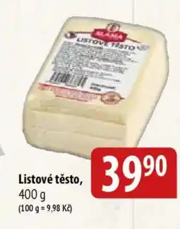 Bala Listové těsto nabídka