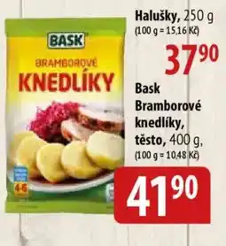 Bala Bask Bramborové knedlíky, těsto nabídka