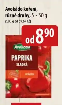Bala Avokádo koření nabídka
